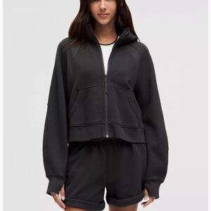 Lululemon Scuba Oversized Full-Zip Hoodie with Women’s Army Rugby Logo